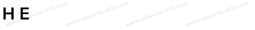 H Eurostile Bold字体转换